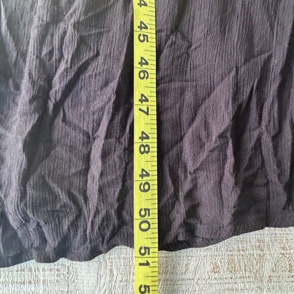 Womens Shade & Shore Plunge Swim Maxi Beach Cover Up Dress Black Size XL - Picture 7 of 8